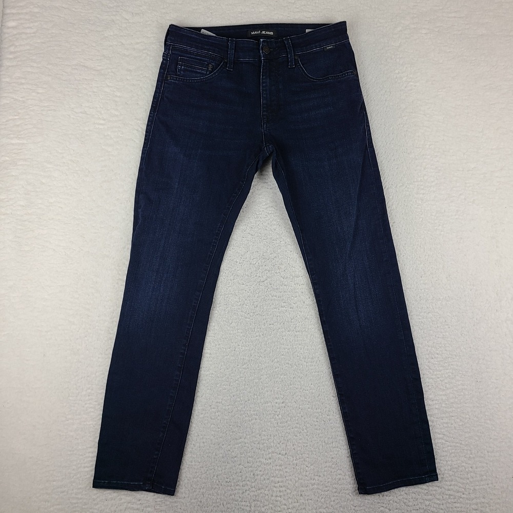MAVI Jeans Mens 30x30 Blue Jake Slim Leg Dark Wash Denim